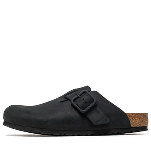 Birkenstock Boston Wire Buckle Nubuck - Black