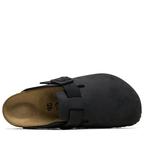 Birkenstock Boston Wire Buckle Nubuck - Black