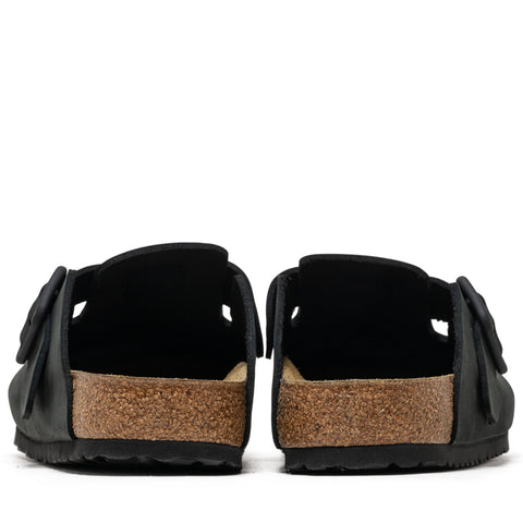 Birkenstock Boston Wire Buckle Nubuck - Black