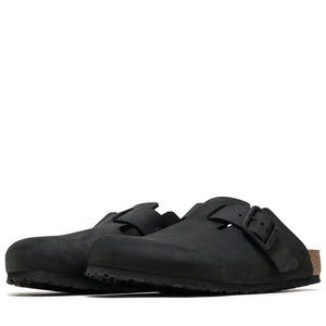 Birkenstock Boston Wire Buckle Nubuck - Black