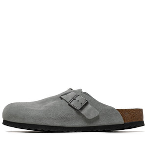 Birkenstock Boston Soft Footbed Suede - Pure Sage
