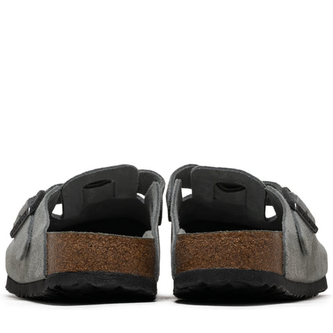 Birkenstock Boston Soft Footbed Suede - Pure Sage