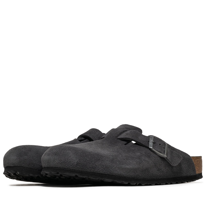 Birkenstock Boston Soft Footbed Suede - Charcoal – Sneaker Politics