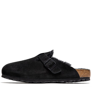 Birkenstock Boston Shearling Suede - Black