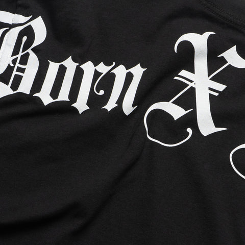 Born x Raised Blackletter Jumbo Arch Tee - Black