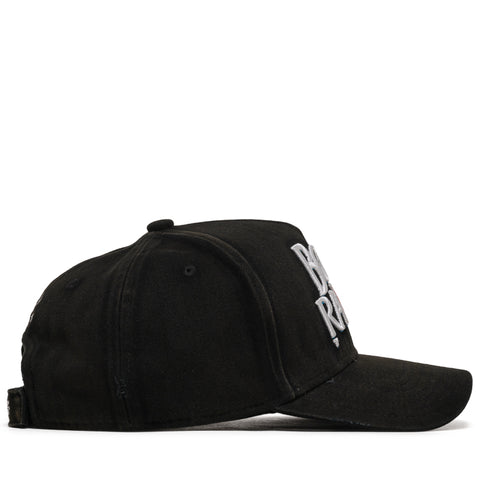 Born x Raised Crooked Strapback - Vintage Black