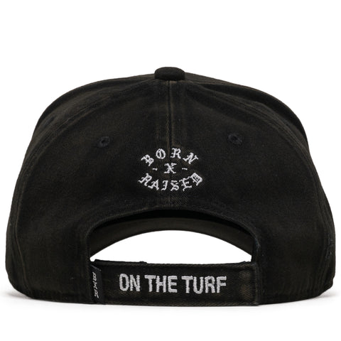 Born x Raised Crooked Strapback - Vintage Black