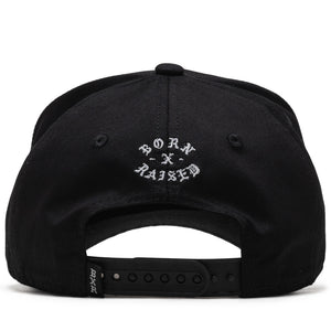 Born x Raised Paranoia Crest Snapback - Black