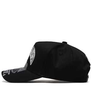 Born x Raised Paranoia Crest Snapback - Black