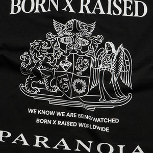 Born x Raised Paranoia Crest Tee - Black