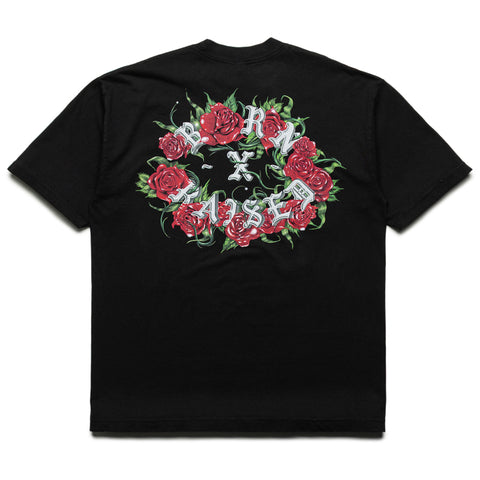 Born x Raised Roses Rocker Tee - Black