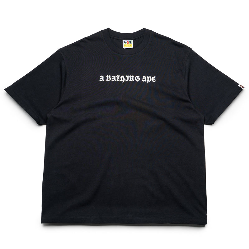 Bathing ape black t shirt best sale