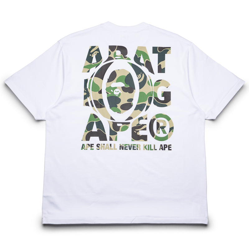 A outlet Bathing Ape College ABC White/Green Camo Size Medium