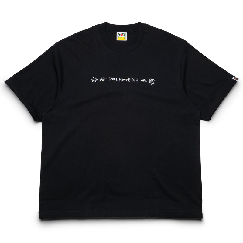 A Bathing Ape Hand Drawn Logo Tee - Black – Sneaker Politics