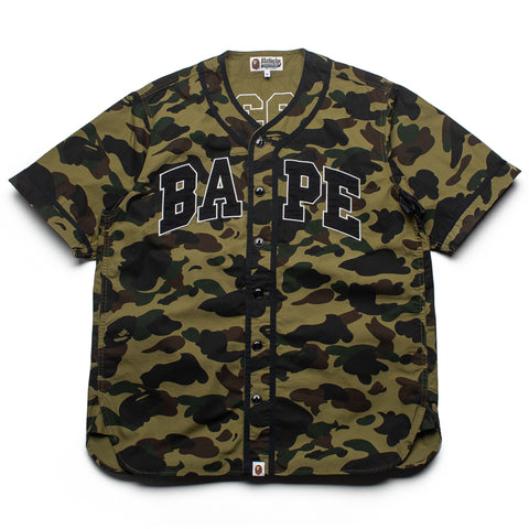 A Bathing Ape 1st Camo Baseball Jersey - Green