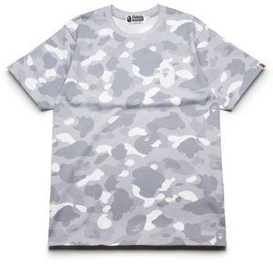 A Bathing Ape City Camo Ape Head Tee - Grey