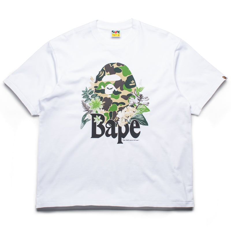 Bape shirt white best sale