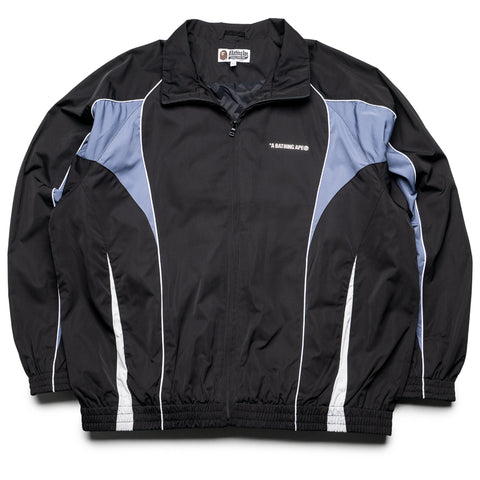 A Bathing Ape Logo Nylon Track Jacket - Black