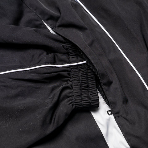 A Bathing Ape Logo Nylon Track Jacket - Black