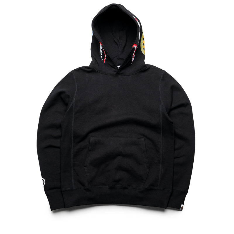 Bape shark pullover hoodie black sale