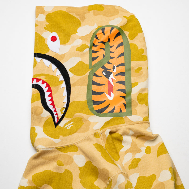 Bape shark hoodie yellow best sale