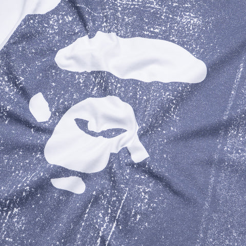 A Bathing Ape Water Print College Relaxed Tee - White