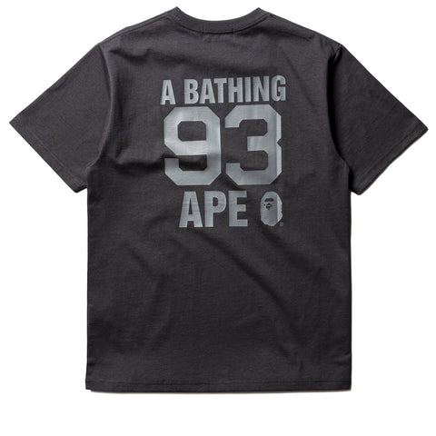 A Bathing Ape Bape Logo Tee - Charcoal