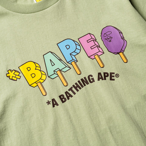 A Bathing Ape Bape Popsicle Tee - Green