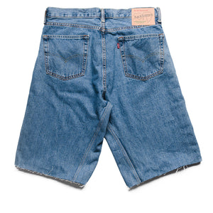 Barriers Worldwide Cowrie Aged Denim Shorts - Indigo