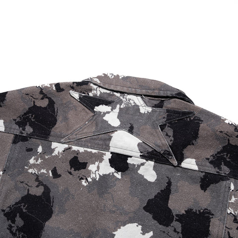 Barriers Worldwide Star Camo Jacket - Snow