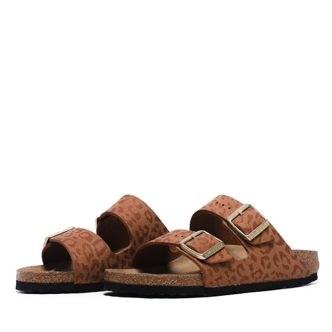 Women's Birkenstock Arizona Synthetic - Leopard Pecan