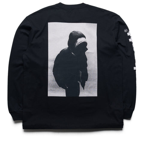 Carhartt WIP Archive Script L/S Tee - Black
