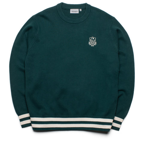 Carhartt WIP Cambridge Sweater - Chervil/Natural