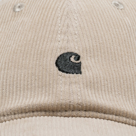 Carhartt WIP Harlem Strapback - Fleur De Sel/Black