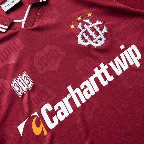 Carhartt WIP Hartt's Football Shirt - Mulberry