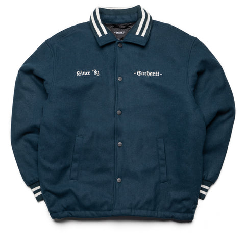 Carhartt WIP Wool Coach Jacket - Deep Lagoon