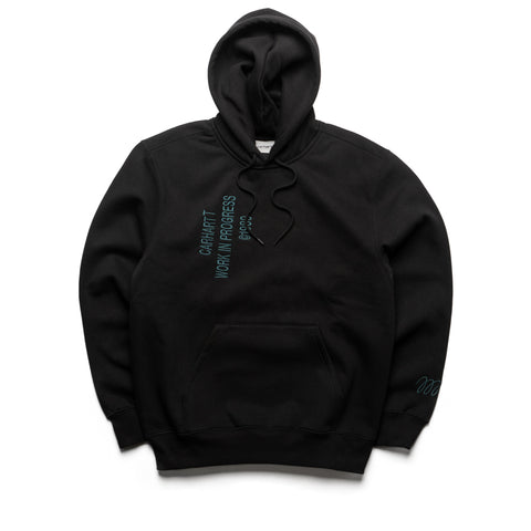 Carhartt WIP Hooded Signature Sweatshirt - Black