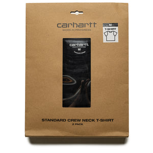 Carhartt WIP Standard Crew Neck Tee (2 Pack) - Black/Black