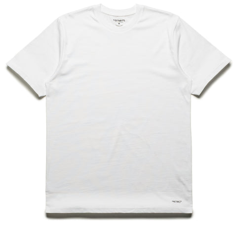 Carhartt WIP Standard Crew Neck Tee (2 Pack) - White/White