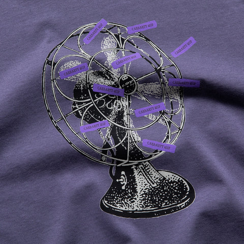 Carhartt WIP Fan Tee - Shady Purple