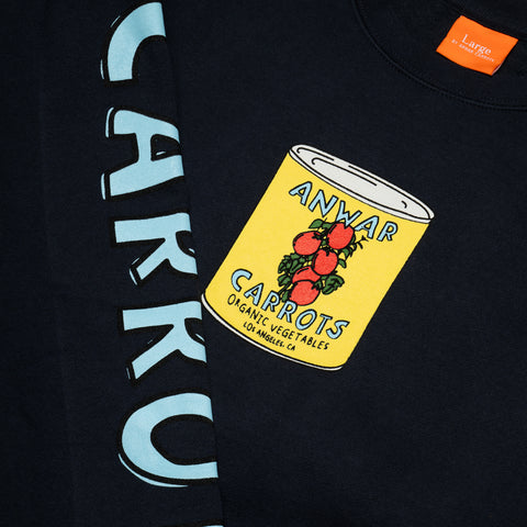 Carrots By Anwar Carrots Canned Crewneck - Navy