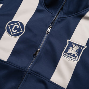 Criminal Damage Panel FC Track Jacket - Navy/Cream