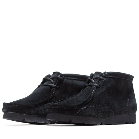POST ARCHIVE FACTION x Clarks Wallabee Boot - Black Suede