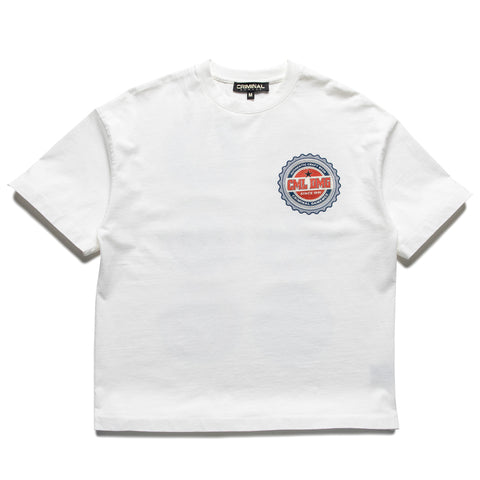Criminal Damage Beer Bottle Tee - Off White