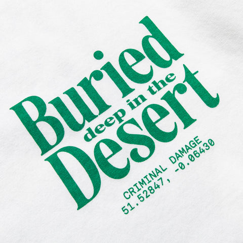 Criminal Damage Buried Deep Tee - Off White