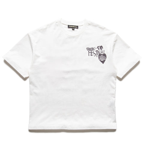 Criminal Damage CD Festival Tee - Off White