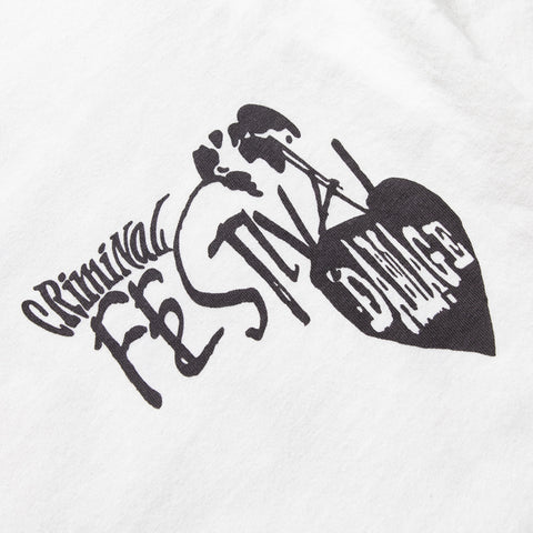 Criminal Damage CD Festival Tee - Off White