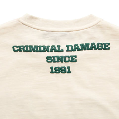 Criminal Damage Life's A Trip L/S Tee - Off White