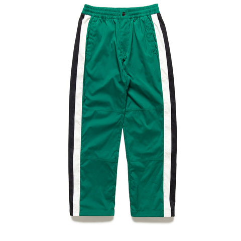 Criminal Damage Snap Vent Track Pant - Green/Off White
