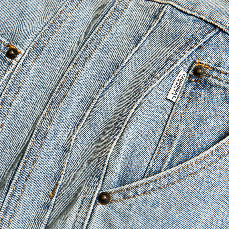Criminal Damage Wavy Denim Jeans - Washed Blue – Sneaker Politics